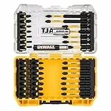 DEWALT DT70731T-QZ, Juego de destornilladores, Estuche TOUGHCASE, 37 piezas para taladro atornillador FLEXTORQ