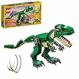 LEGO 31058 Creator 3en1 Grandes dinosaurios, Set de Construcción, T-Rex, Pterodáctilo y Triceratops, Animales de Juguete para Niños Entre 7 y 12 Años