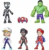 SPIDEY AND HIS AMAZING FRIENDS Hasbro Marvel Set múltiple Héroe Oculto - Figuras de 10 cm - La máscara se Abre - Edad: 3+, Exclusivo en Amazon