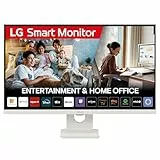 LG 27U731SA-W - Smart Monitor 27', Panel IPS, UHD (3840 x 2160), 60Hz, 5ms (GtG), WebOS 24, DCI-P3 90%, Ajuste en Inclinación (Eje Horizontal), Blanco