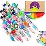 B-E ® Boligrafo Multicolor + Bolsas para Regalos | Boligrafos Personalizados |Detalle Cumpleaños Infantil | Pack Regalos Cumpleaños Niños 10, 15 y 30 Unidades | Boli Multicolor. (30 UNIDADES)