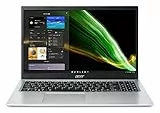 Acer Aspire 1 A115-32, Laptop 15.6' HD (Intel Celeron N4500, 4 GB DDR4 RAM, 128 GB e-MMC SSD, UHD Graphics, Windows 11 Home in S Mode) Silver, Spanish QWERTY Keyboard