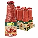 SOLIS Tomate Frito Frasco Cristal - Tomate sin gluten - 725g - Pack de 12 - Total 4350 gams