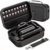 HEYSTOP Funda de Transporte para Consola Nintendo Switch 2, Estuche Protector de Viaje de Gran Capacidad con 12 Ranuras para Tarjetas de Juego para Accesorios de Nintendo Switch 2 2025 Últimos Modelos