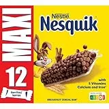 Nestlé Nesquik Barritas de Cereales - 12 Barritas de 25 g