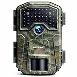 WOLFANG Cámara de Caza, Camara Fototrampeo 48MP 4K HD, Nocturna 940 NM LED IR Sin Brillo con 0,3s Activación, Cámara Caza Impermeable IP66 para Vida Silvestre y Monitoreo de Seguridad WT01