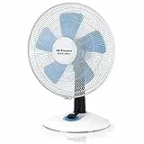 Orbegozo TF 0148 - Ventilador de sobremesa silent night, 4 velocidades, función turbo, 60 W, color blanco