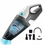 Cecotec Aspirador de Mano sin Cable Conga Rockstar Hand 8,4V. 50 W, Sin Bolsa, Sólidos y Líquidos, Autonomía 20 mins, Potencia de Succión 4,5 kPa, Filtro de Alta Eficiencia, 500 ml