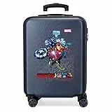 Marvel Avengers Armour Up, Maleta De Cabina Rígida 55cm Niños, Azul (Blue), Media