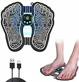 Masajeador de Pies Eléctrico,masajeador de pies,8 modos,19 niveles de intensidad,Aliviar Dolor Cansadas Mejorar la Circulación Sanguínea，alivia la rigidez,(recargable)
