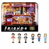 Polly Pocket Conjunto de Juego, Estuche de Friends con 6 muñecos y 9 Accesorios, HKV74