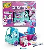CRAYOLA - Washimals SPA Móvil, Set Camioneta, Mascotas para Pintar y Lavar, Apto para Niños a Partir de 3 años