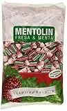 Mentolín - Fresa & Menta - Caramelo duro sin azúcares con edulcorantes - 1 kg