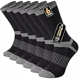 inaWarm Calcetines Hombre Deporte – Pack de 6 Pares de Medias Hombre Transpirables, Calcetines Montaña Hombre para Correr, Senderismo, Trekking – Talla 43-46