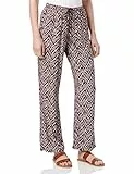 Women'secret Pantalón Largo Capri Estampado Naranja Informales, Multicolor, L para Mujer