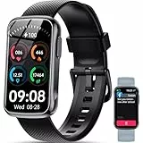 OUKITEL Reloj Inteligente Hombre Mujer Deportivo con 2 Correas Intercambiable, Fitness Tracker Smartwatch, 24H Frecuencia Cardíaca, IP68 Impermeable, Múltiples Modos de Ejercicio para Android/iOS
