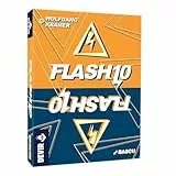 Devir - Flash 10 – Juego de Cartas rápido y frenético, para 2-5 Jugadores, Edad 8+, de Wolfgang Kramer, colección Pocket, Estrategia Familiar y diversión en Grupo (BGFLML)