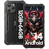 Blackview BV5300Pro Móvil Irrompible 12GB+64GB (TF 2TB) 6580mAh Helio P35 Octa Core, Movil Resistente, 6.1''HD+/13MP+8MP/3 Slot Dual 4G SIM/OTG/GPS/NFC/IP68 IP69K/Face ID Rugged Smartphone