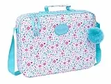 Safta M385 642530385, BLACKFIT8 Cool-Cartera Extraescolares, Maletín Portatodo, Bandolera, Cómoda y Versátil, Calidad y Resistencia, 38x6x28 cm, Color Unisex niños, Multicolor, M