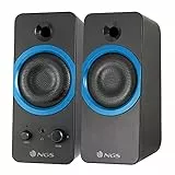 NGS GSX-200 - Altavoces Stereo Gaming con Potencia de 20 W y Bajos Supergraves