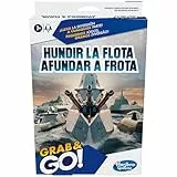 Hasbro Gaming Hundir la Flota Grab and Go, Jugete de Estrategia, Kit Portátil con Barcos, Fiestas en Familia, Regalo para Niños y Niñas de 7 Años o Más