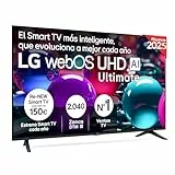LG 55UA73006LA - TV 55', UHD 4K, WebOS 25, Ultimate IA, HDR10 Pro, Super Upscaling, Dolby Digital Plus, Google Assistant, Negro