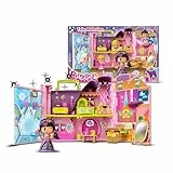 Pinypon - Mansión de Cuentos, Casa de Juego con Diferentes Rincones y Escenarios, Figura de la Princesa Jazmín, Incluye +20 Accesorios, Mansión en Forma de Maletín, +3 años, Famosa (PNY89000)