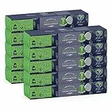 by Amazon Café Brazilian compatible con Nespresso, Tueste Medio, 100 cápsulas de aluminio, 10 Unidad (Paquete de 10) - Certificado Rainforest Alliance