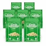 by Amazon Almendras Peladas Laminadas - 200g, paquete de 5