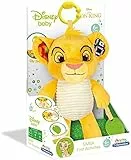 Clementoni-17296 - Rey León, Peluche Texturas - Peluche Disney para bebés a Partir de 6 Meses