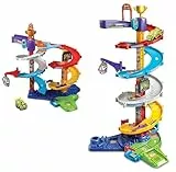 VTech Torre Supertornado TutTut Bólidos, Pistas y Coches de Juguete para niños +1 año, Circuitos de Garaje para Combinar, Incluye Rocky el Superauto, Versión ESP