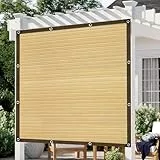 Toldo de sombra con ojales, protección solar para balcón, invernadero, plantas, terrazas, gallineros, piscinas, protección de la privacidad, resistente al viento