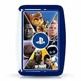 Top Trumps Juego de cartas de edición limitada de PlayStation, 30 de los videojuegos de Sony en una baraja, juega con Kratos de God of War, Abby de The Last of Us II y Bloodborne's Hunter, jugadores a