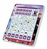 LEXIBOOK, Frozen, Tableta Educativa Bilingüe, Aprende Letras números Palabras deletreo y música, Inglés/Español, Morado, JCPAD002FZi2