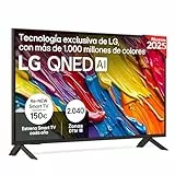 LG 43QNED84A6C - TV 43', 4K QNED EVO, Smart TV, WebOS 25, Procesador Potente e Inteligente, Super Upscaling, Dolby Dilgital Plus, Alexa/Google Assistant, Negro