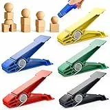 FitBeast Ejercitadores de Dedos Set – 5 Clips de Resistencia para Terapia de Mano, Fuerza de Agarre y Destreza – Ideal para Fortalecer los Dedos en Rehabilitación