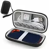GlasFlength SanDisk Extreme Pro - Funda para Disco Duro SanDisk de 1 TB y 2 TB con Correa de Mano para SD SSDE81/SD SSDE80/SD SSDE30 (Negro)