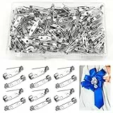 UKOFEW 120 Piezas Imperdibles para Broches,Broche de Seguridad,Pines de Broche,Broche de Pasadores de Barra para Las Placas de Nombre, Manualidades