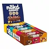 Nākd. Pack Multisabores Nuevo Mix | Barritas Raw de Fruta y Frutos Secos | 100% Ingredientes Naturales | Sin Azúcar Añadido | 18 x 35g | 630g