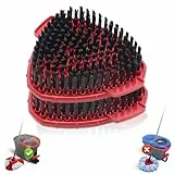 2 cepillos de repuesto para mopa Vileda Turbo Mop, cabezal de repuesto para Vileda Turbo EasyWring 2 en 1, fregona triangular giratoria, cabezal de repuesto para limpieza de suelos.