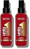 REVLON PROFESSIONAL UniqOne Protector Térmico Pelo, Tratamiento Hidratante para Cabello en Spray sin Aclarado, Fragancia Classic - 150 ml (Paquete de 2)