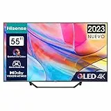 Hisense TV 55A7KQ - QLED Smart TV de 55 Pulgadas Televisor, con Quantum Dot Colour, 60Hz VRR, Dolby Vision & Dolby Atmos, Bluetooth & HDMI, Compartir en el televisor, Alexa Built-in (2023)