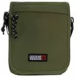 Coronel Tapiocca Hombre Urban Bolso Bandolera Casual con Solapa Bolsillos y Cremallera, Kaki, 19 x 24 x 5 cm
