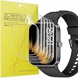 Lamshaw 6 Piezas Protector de pantalla para KIUVKAS Reloj Inteligente P3-1,95 Pulgadas Protectora Película,Película HD Suave TPU láminas Protectora,Anti-Arañazos,Sin Burbujas (6Piezas)