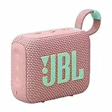 JBL GO 4, Altavoz inalámbrico portátil con Bluetooth, resistente al agua y al polvo IP67, hasta 7h de reproducción más 2h extra con Playtime Boost, rosa