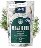 Té de Agujas de Pino Monte Nativo (300g) - Pine needle tea - Infusiones de hierbas – Té de hierbas - Cuidadosamente cortado y secado – 100% puro y natural