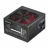 Mars Gaming MPIII550P, Fuente Alimentación ATX 550W, 5 Años de Seguridad, 85% Eficiencia, Sistema Digital APFC, Ventilador FDB 120mm AI-RPM, Tecnologías DC-DC y SMD, Cables Planos Extralargos, Negro