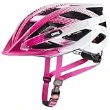 uvex Air Wing Casco de Bicicleta, Unisex-Adult, Pink-White, 52-57 cm