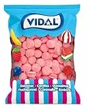 Vidal Golosinas. Sweet Cakes. Tartitas gelatinosas con cobertura de azúcar y delicioso sabor nata‑fresa. Doble textura suave y divertida. Sin gluten ni grasa. Bolsa 250 u