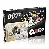 Winning Moves James Bond Cluedo - Juego de Mesa Misterioso, Juega con Q y M, Tanner o Felix para Resolver el Misterio del Agente 00 desaparecido, Gran Regalo para Mayores de 8 años